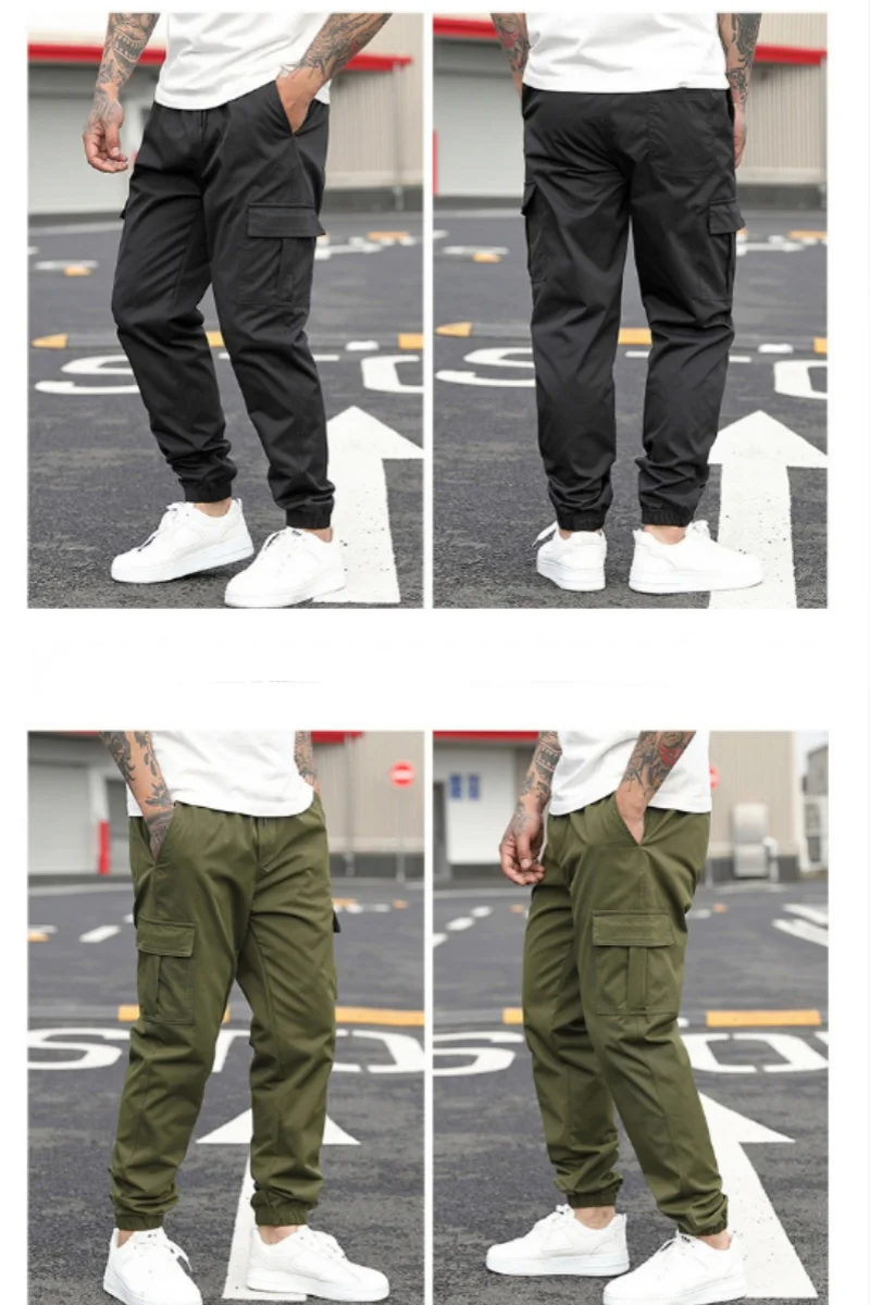 Men's Casual Cargo Sweatpants Spring/Autumn S-3XL Waist Drawstring Joggers Hiking Tactical Pants for Men with Pockets
Men's Casual Cargo Sweatpants Spring/Autumn S-3XL Waist Drawstring Joggers Hiking Tactical Pants for Men with Pockets 