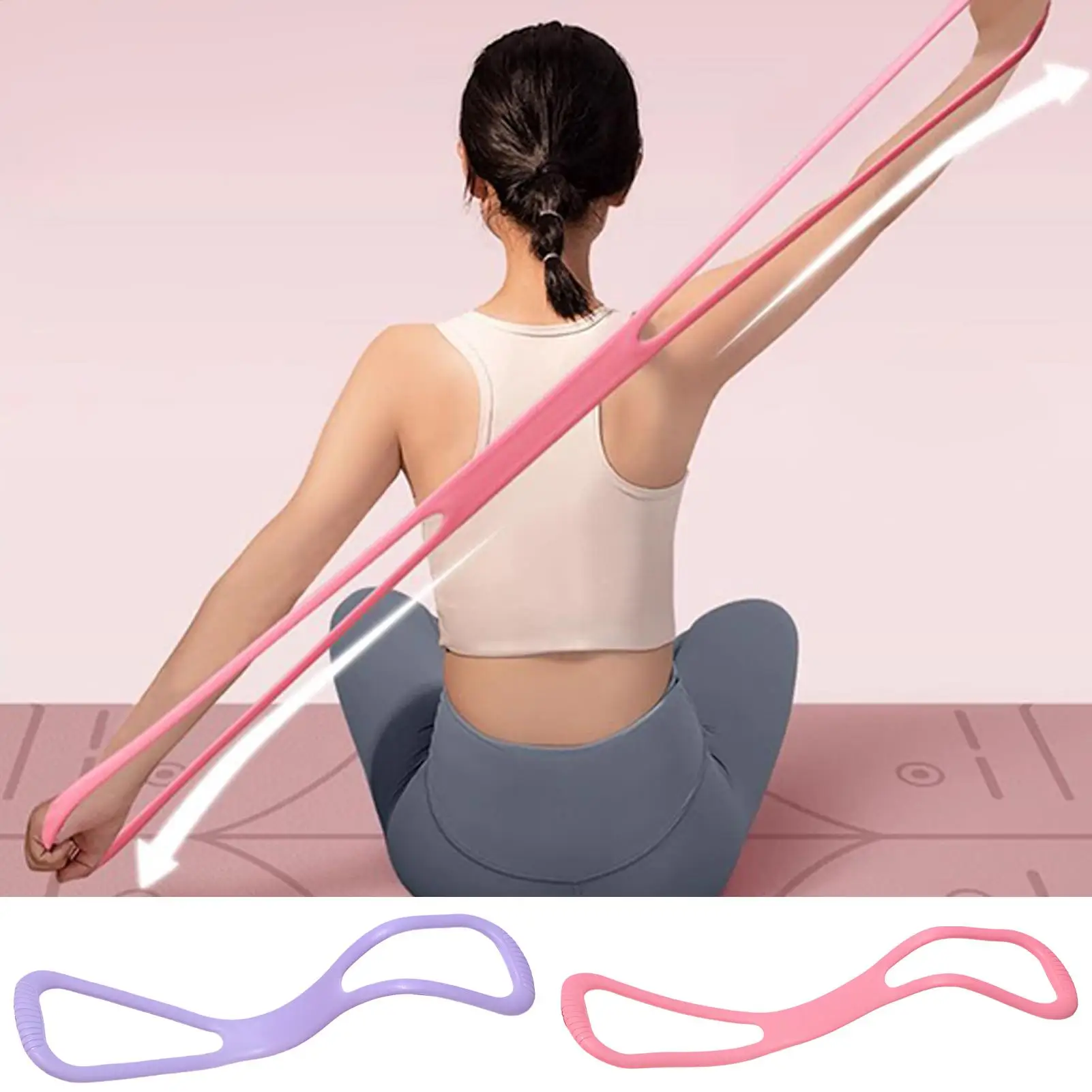 Elastic Bands For Exercise 8 Shape Pilates Rope Portable Body Sculpting Equipment For Arm Leg Hip Back Shoulder Workout Home
Elastic Bands For Exercise 8 Shape Pilates Rope Portable Body Sculpting Equipment For Arm Leg Hip Back Shoulder Workout Home