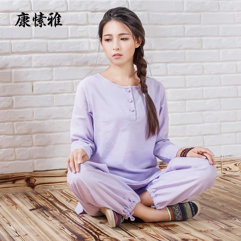 Spring Women yoga Tai Chi Meditation Suit Linen Quickly Dry Sweatshirt Loose Pant Jogger Fitness Kungfu outfit Martial Arts Set
Spring Women yoga Tai Chi Meditation Suit Linen Quickly Dry Sweatshirt Loose Pant Jogger Fitness Kungfu outfit Martial Arts Set