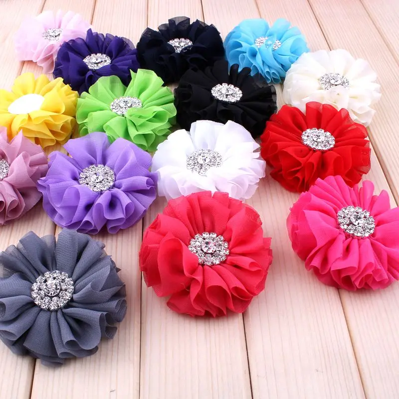 (50pcs/lot)2.8" 15 Colors Fluffy Ruffled Flower For Hair Clips Beautiful Chiffon Metal Alloy Button Flower Accessories For Kids
(50pcs/lot)2.8" 15 Colors Fluffy Ruffled Flower For Hair Clips Beautiful Chiffon Metal Alloy Button Flower Accessories For Kids