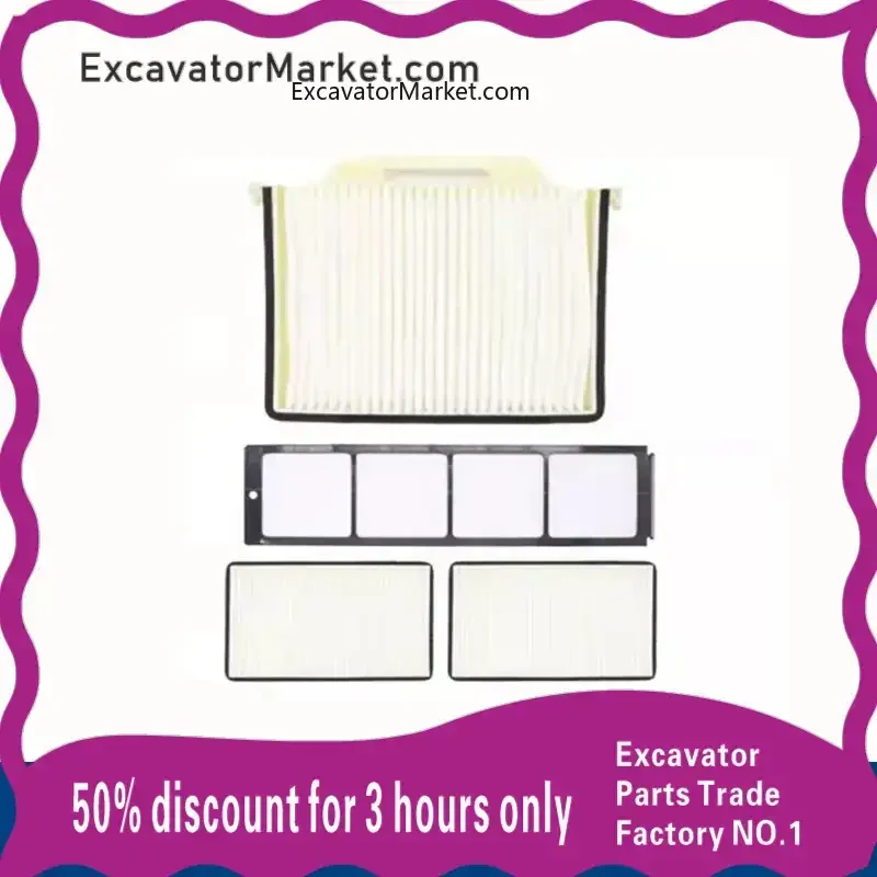 For Hitachi 60 70-6-5G built-in external air conditioning filter element Filter mesh High quality Excavator Parts
For Hitachi 60 70-6-5G built-in external air conditioning filter element Filter mesh High quality Excavator Parts