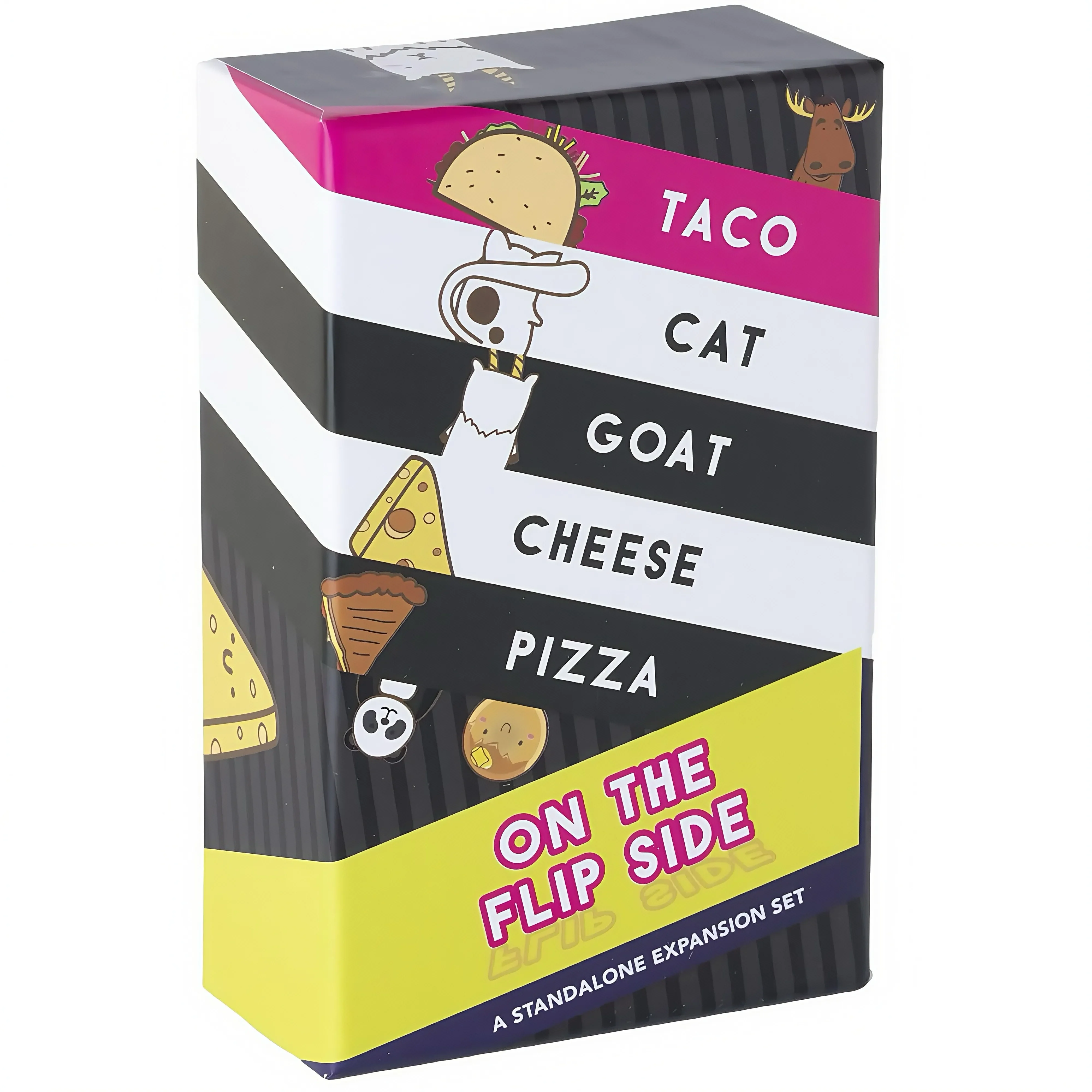 Taco Cat Goat Cheese Pizza On The Flip Side Party Card Game! Неподвесной набор расширения, 7 лет и новее, 2-8 человек могут иметь f
Taco Cat Goat Cheese Pizza On The Flip Side Party Card Game! Неподвесной набор расширения, 7 лет и новее, 2-8 человек могут иметь f