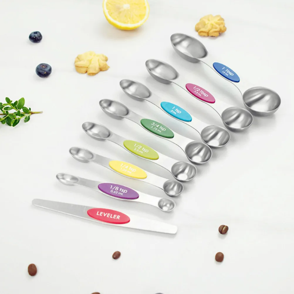 6Pcs Stainless Steel Measuring Spoons Set Dual Head Baking Kitchen Spoon Tools for Salt Milk Powder Dessert Easy Clean
6Pcs Stainless Steel Measuring Spoons Set Dual Head Baking Kitchen Spoon Tools for Salt Milk Powder Dessert Easy Clean