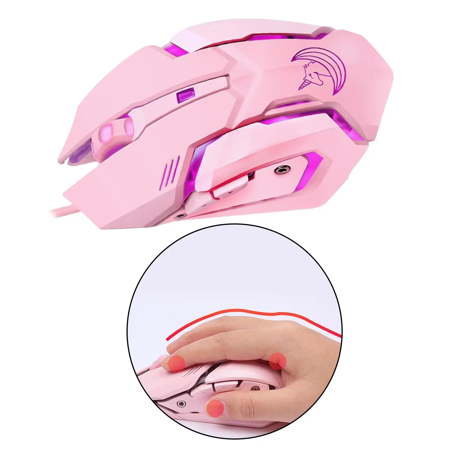 HMO-161 6 Button Colorful LED Gaming Mouse Silent for Laptop PC Gamer
HMO-161 6 Button Colorful LED Gaming Mouse Silent for Laptop PC Gamer