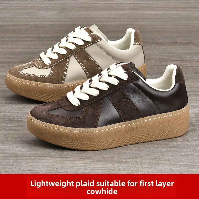 Top Quality 2026new Cowhide Women's Casual Shoes Contrasting Color Design Fashionable Commuter Shoes Are Easy To Match The Trend
Top Quality 2026new Cowhide Women's Casual Shoes Contrasting Color Design Fashionable Commuter Shoes Are Easy To Match The Trend