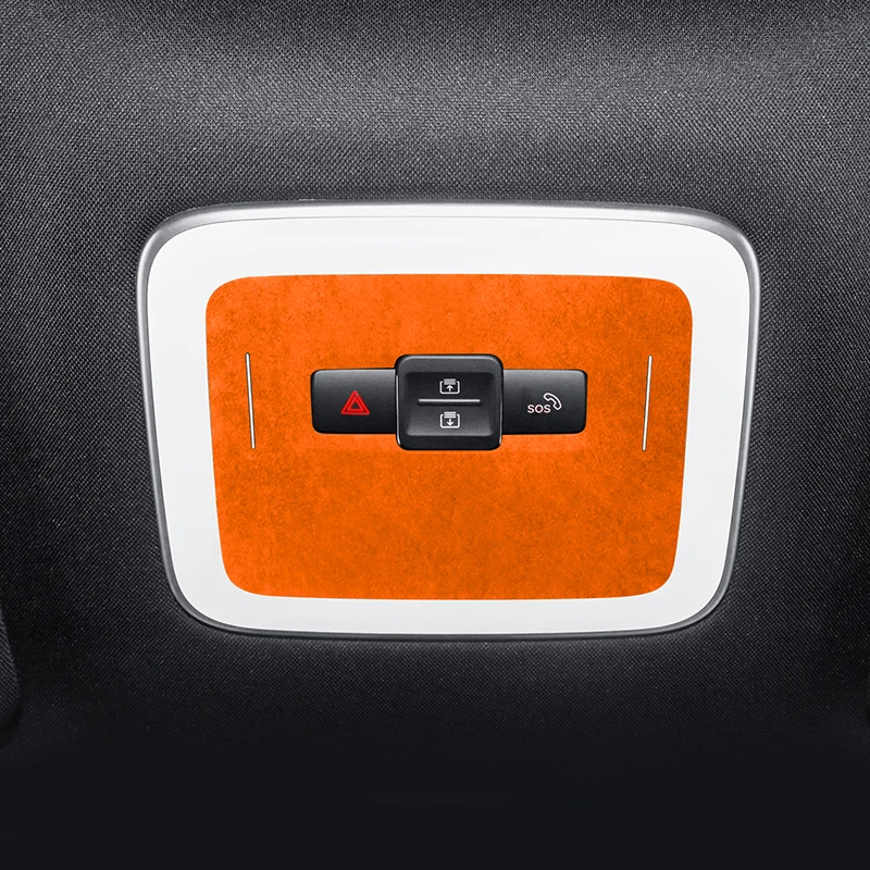 For ZEEKR 7X 2025, Car Front Row Reading Light Frame Decoration Sticker Import Suede Leather Trim Stickers Auto Accessories
For ZEEKR 7X 2025, Car Front Row Reading Light Frame Decoration Sticker Import Suede Leather Trim Stickers Auto Accessories