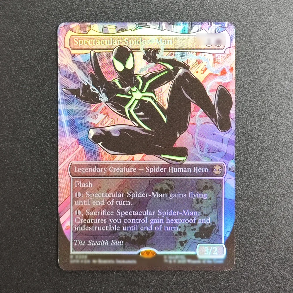 Коллекционные карты Proxy TCG Magic: Spectacular Spider-Man 0238 – Высококачественные игровые карты для настольных игр и торговли, игрушки
Коллекционные карты Proxy TCG Magic: Spectacular Spider-Man 0238 – Высококачественные игровые карты для настольных игр и торговли, игрушки