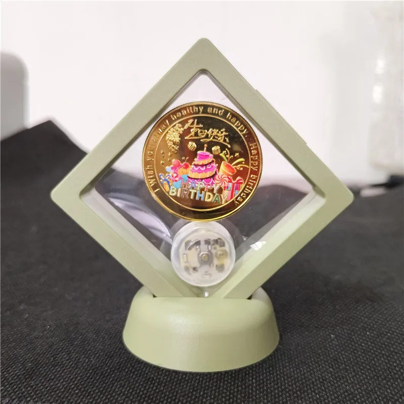 Free engraved names, dates and blessings Glowing suspended box set Happy birthday commemorative coins Desktop creative ornaments
Free engraved names, dates and blessings Glowing suspended box set Happy birthday commemorative coins Desktop creative ornaments