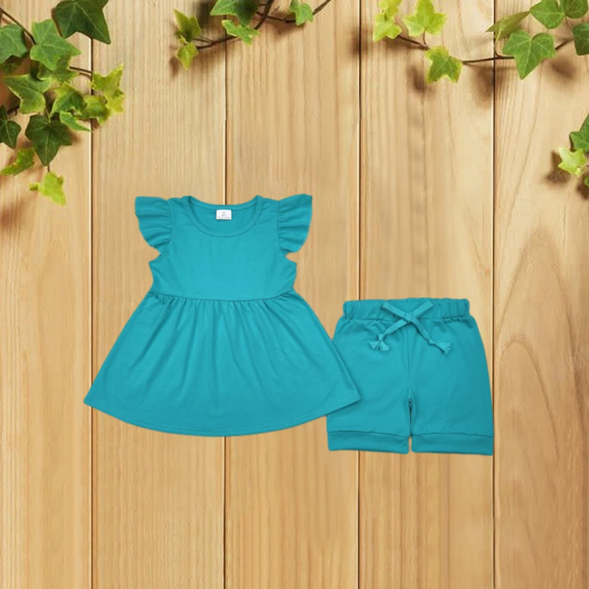 4.23 GSSO1731 Blue Solid Color Short Sleeve Top And Shorts Set for Girls Children's Clothing Outfit Combo
4.23 GSSO1731 Blue Solid Color Short Sleeve Top And Shorts Set for Girls Children's Clothing Outfit Combo