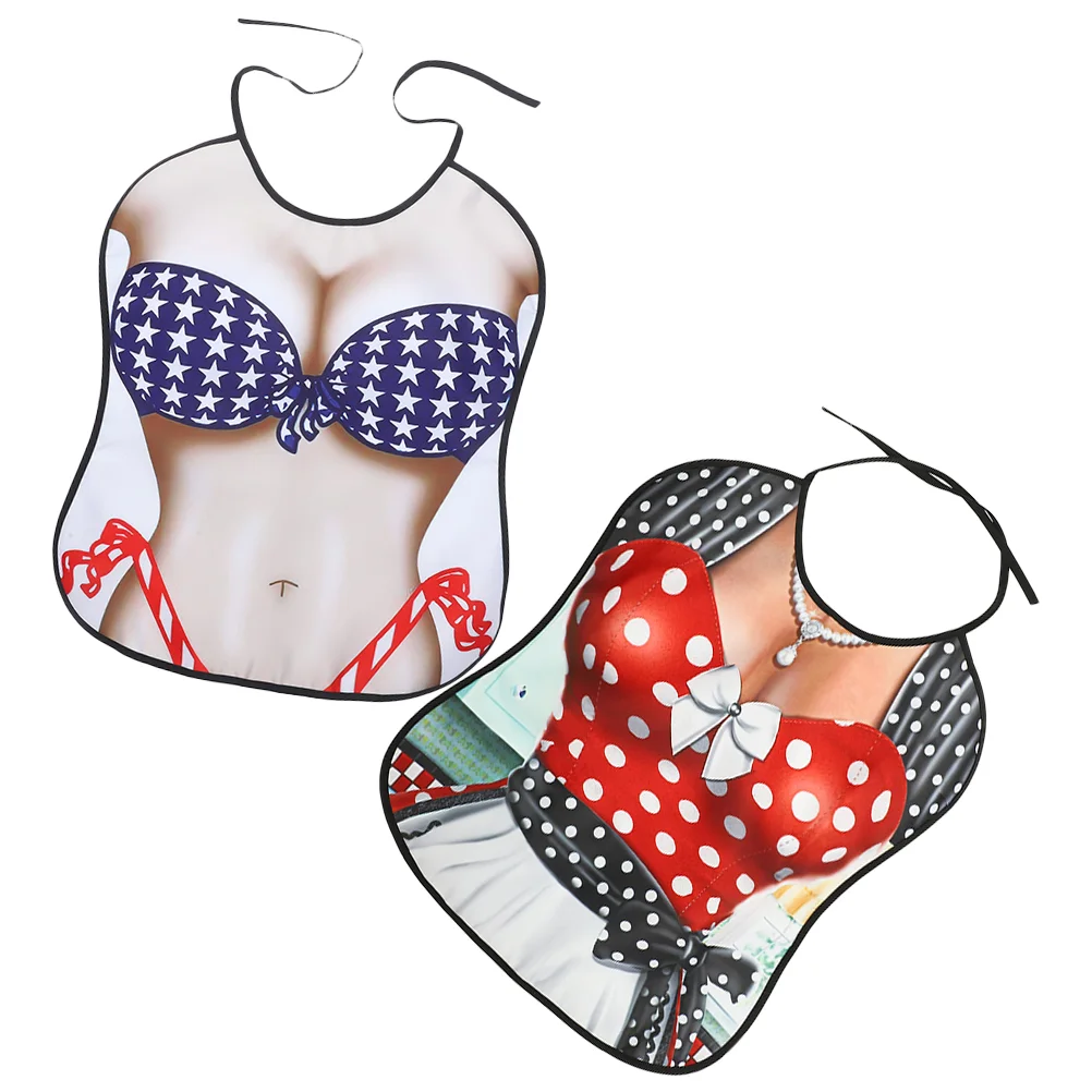 2 Pcs Adult Funny Bib Bibs Clothes Protectors Creative Apron for Party Decorative Hot Pot Personality
2 Pcs Adult Funny Bib Bibs Clothes Protectors Creative Apron for Party Decorative Hot Pot Personality