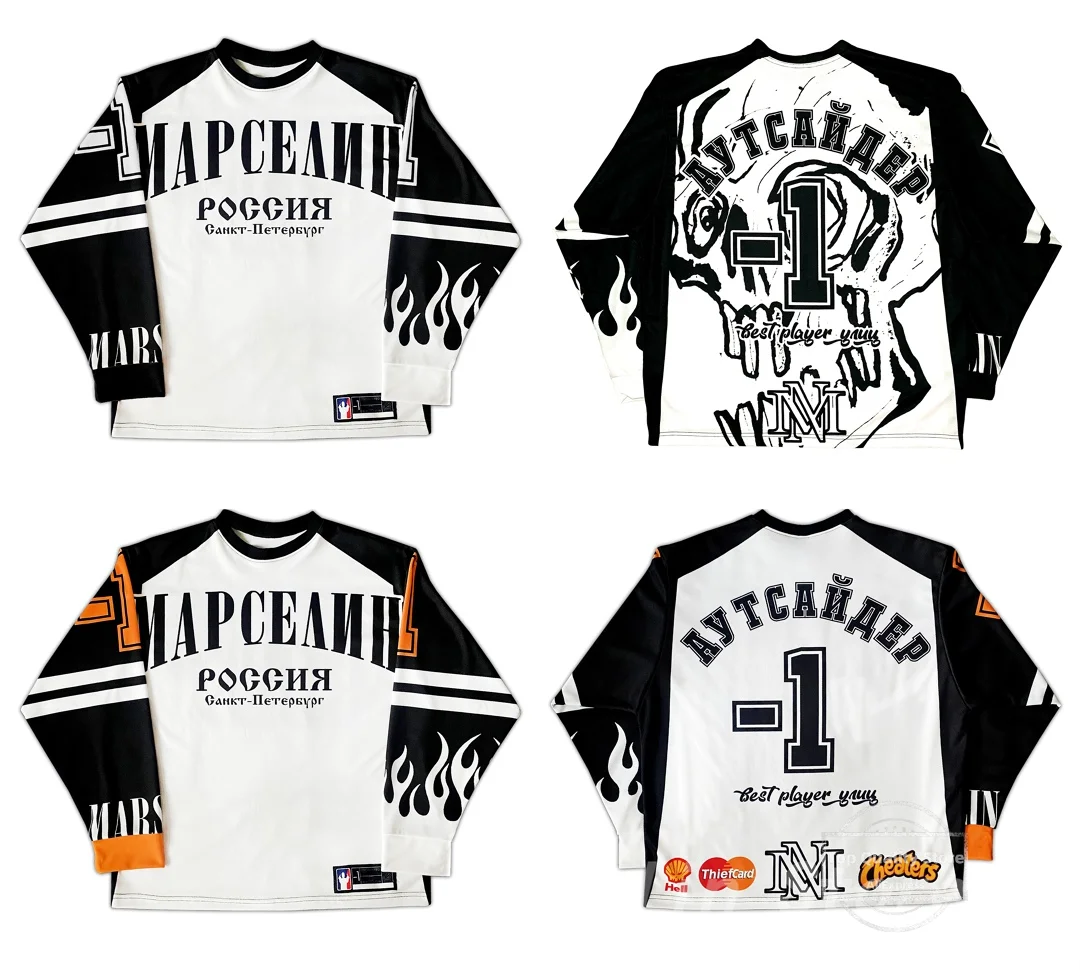 Retro popular american training basketball quick-drying long-sleeved T-shirt shooting uniform striped splicing loose jersey top
Retro popular american training basketball quick-drying long-sleeved T-shirt shooting uniform striped splicing loose jersey top