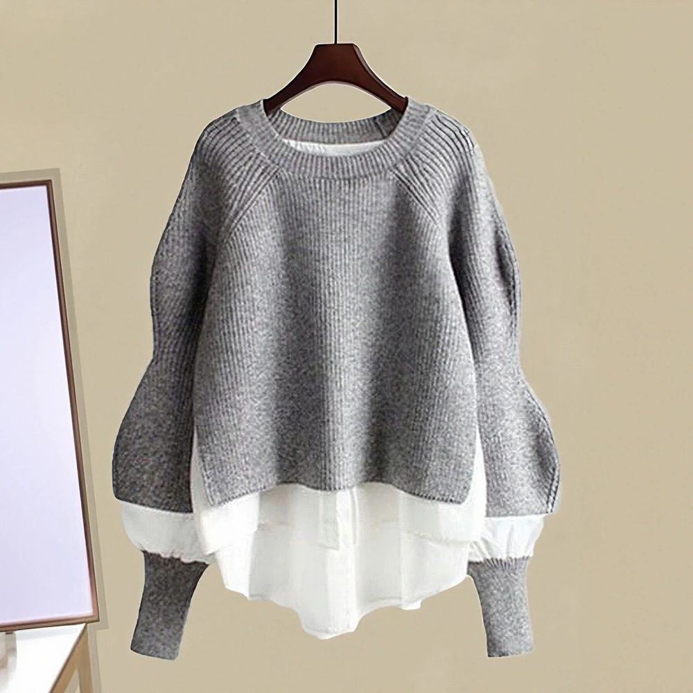 Женские свитера с длинным рукавом и круглым вырезом, осенне-зимняя мода, повседневная шикарная однотонная стильная повседневная одежда
Женские свитера с длинным рукавом и круглым вырезом, осенне-зимняя мода, повседневная шикарная однотонная стильная повседневная одежда