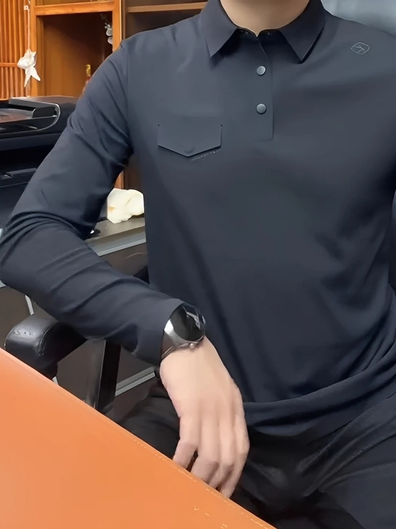 Мужская модная повседневная футболка с длинным рукавом и воротником, на флисовой подкладке, из полиэстера, дышащая, удобная, для весны и осени
Мужская модная повседневная футболка с длинным рукавом и воротником, на флисовой подкладке, из полиэстера, дышащая, удобная, для весны и осени