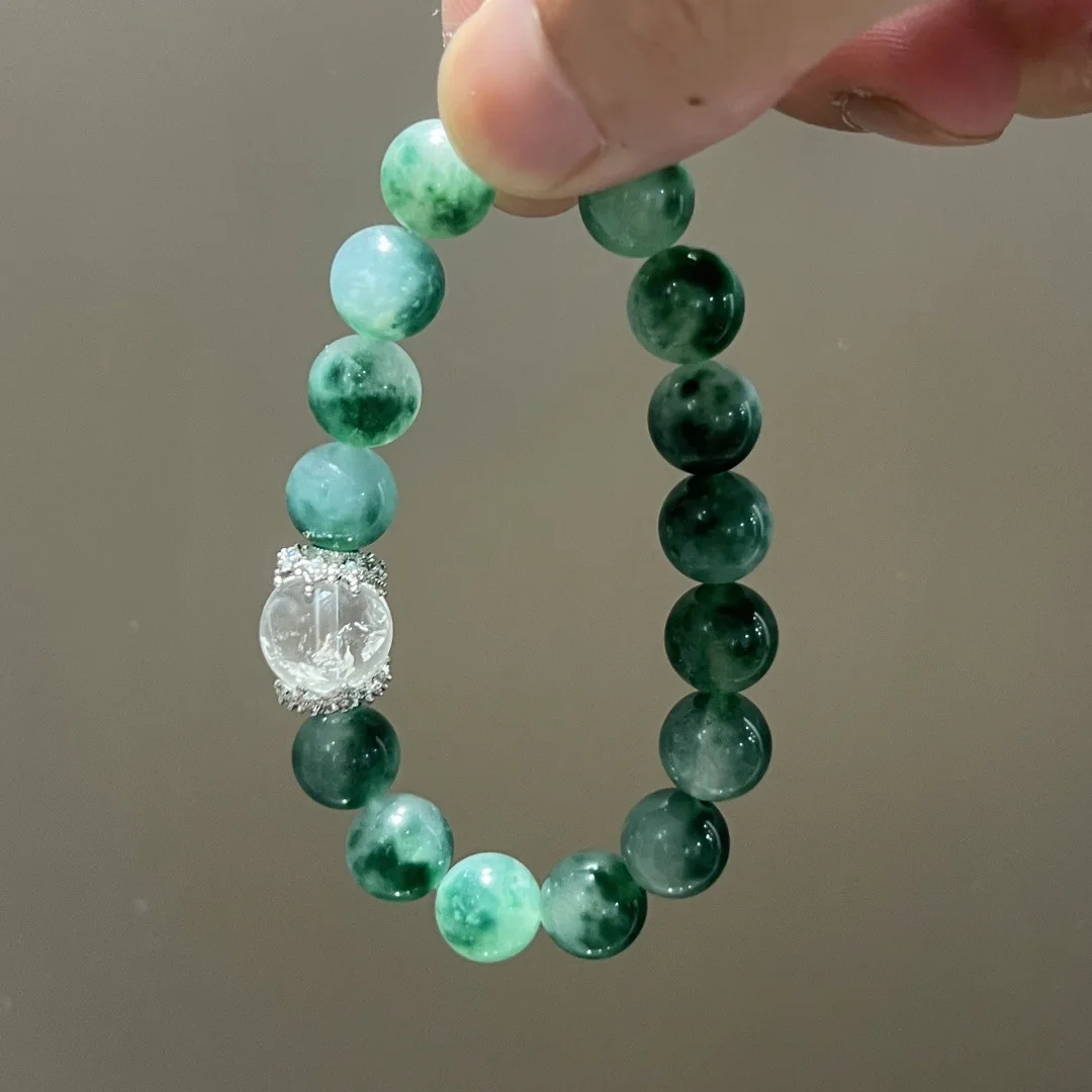 Vintage natural water grass chalcedony beaded bracelets for women lace and white crystal bracelet light luxury high-end jewelry
Vintage natural water grass chalcedony beaded bracelets for women lace and white crystal bracelet light luxury high-end jewelry