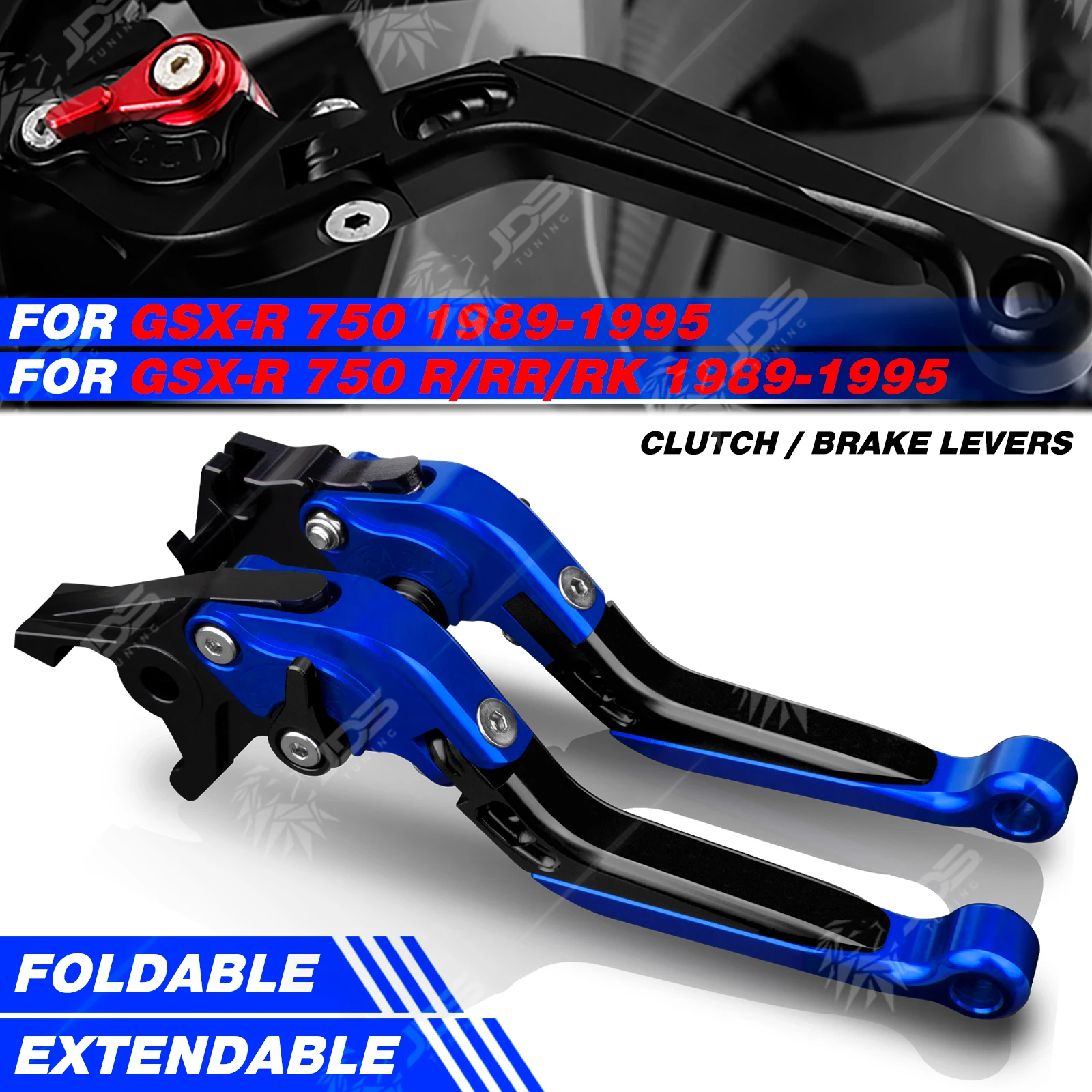 JDSTUNING For Suzuki GSXR 750/R/RR/RK 1989-1995 Clutch Lever Brake Lever Set Foldable Adjustable Handle Levers Accessories Parts
JDSTUNING For Suzuki GSXR 750/R/RR/RK 1989-1995 Clutch Lever Brake Lever Set Foldable Adjustable Handle Levers Accessories Parts