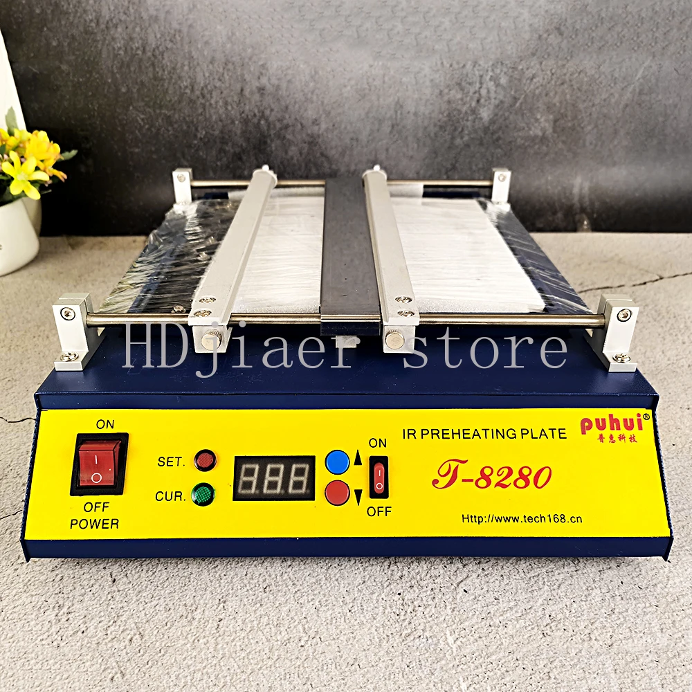 IR Preheating Plate T-8280 PUHUI T8280 Preheat Oven T 8280 Infrared Preheating Station FOR PCB SMD BGA
IR Preheating Plate T-8280 PUHUI T8280 Preheat Oven T 8280 Infrared Preheating Station FOR PCB SMD BGA