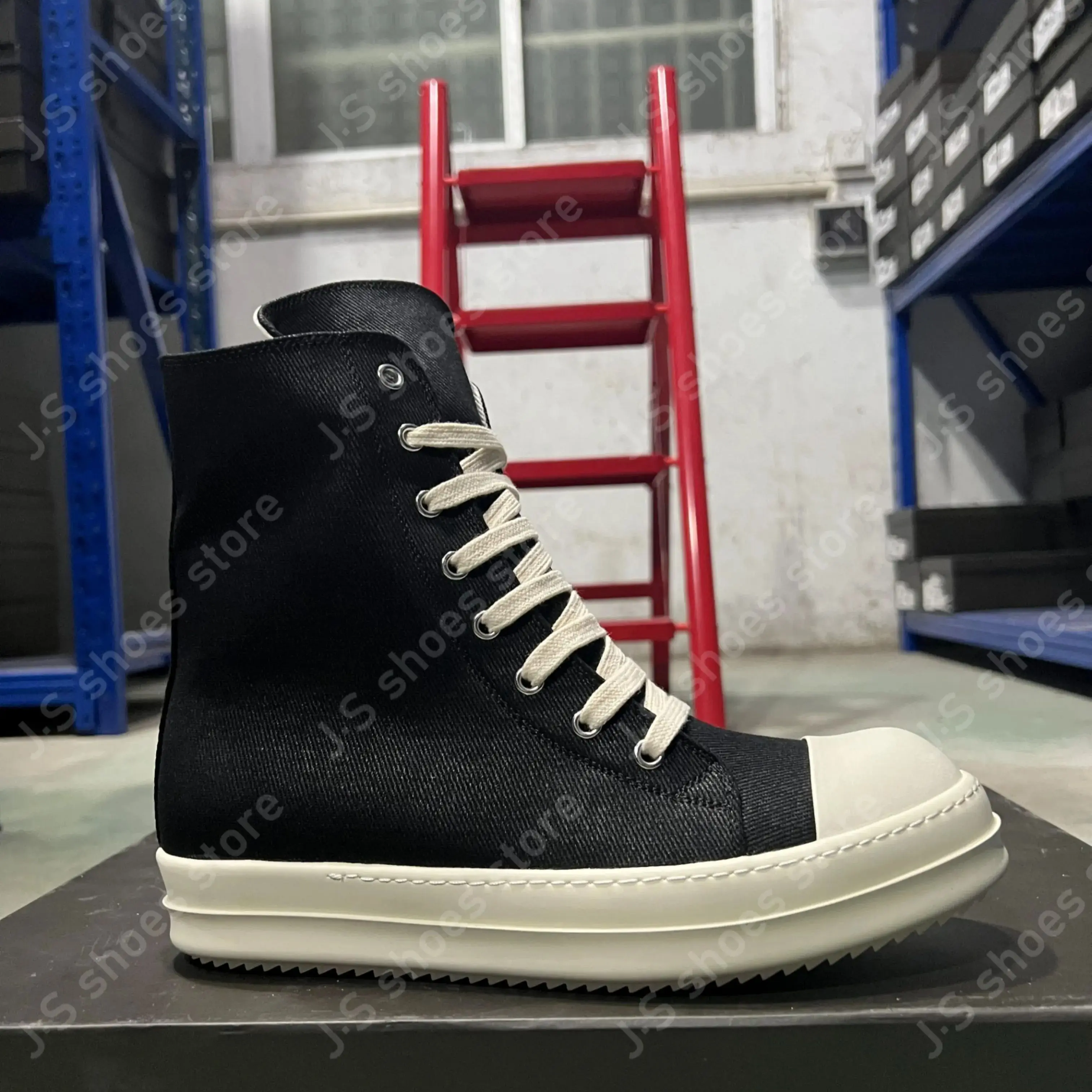 R-o Classic Men Shoe Black Wax Canvas High Top Shoes Women Casual Sneaker Luxury Ankle Boot Lace Up Flat Boots Sneakers
R-o Classic Men Shoe Black Wax Canvas High Top Shoes Women Casual Sneaker Luxury Ankle Boot Lace Up Flat Boots Sneakers