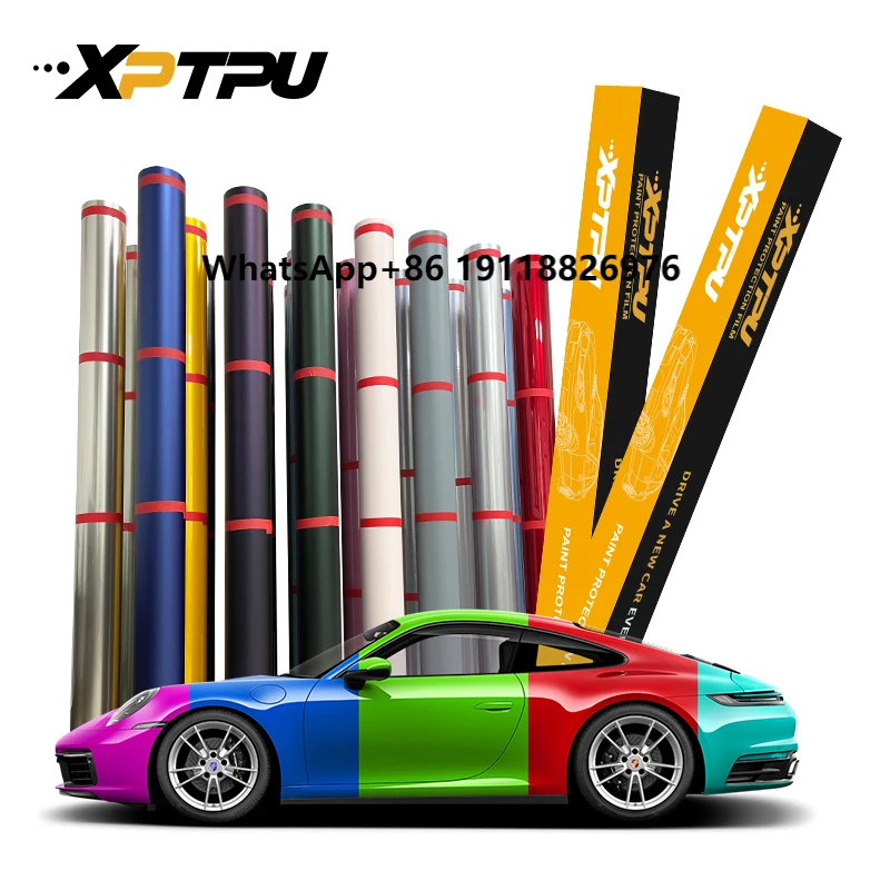 TPU Color PPF With Sticky Glue USA Quality Custom Color Car Heat-repaired Multiple Color Options Car Wrapping Body Film PPF
TPU Color PPF With Sticky Glue USA Quality Custom Color Car Heat-repaired Multiple Color Options Car Wrapping Body Film PPF