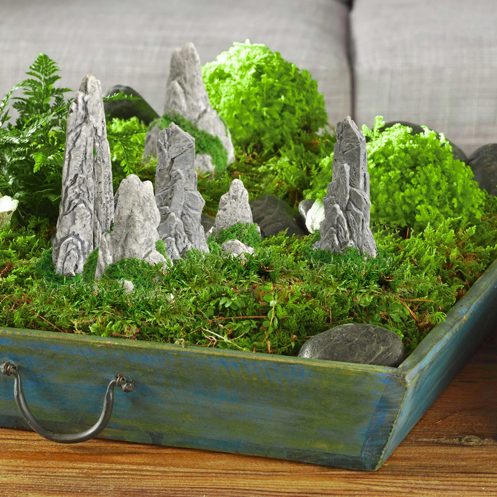 8pcs Simulated Rockery Ornaments 3rd Peak 4th Mountain Large 7th Small Resin Sculpture Miniatures Bonsai Landscaping Garden
8pcs Simulated Rockery Ornaments 3rd Peak 4th Mountain Large 7th Small Resin Sculpture Miniatures Bonsai Landscaping Garden