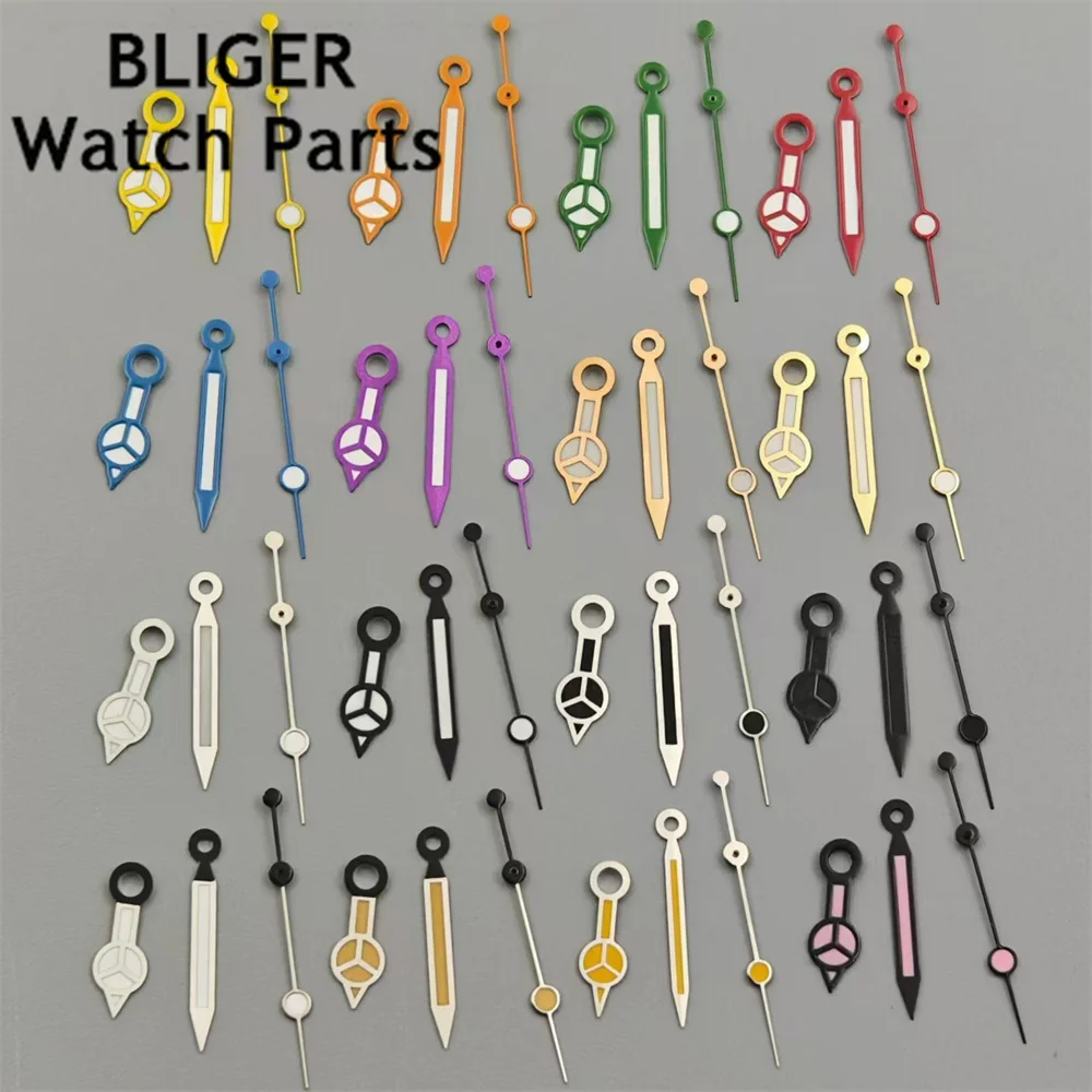 BLIGER Multicolor Fashion Watch Hands Set Green Luminous Pointers Fit NH35 NH36 ETA2824 PT5000 Movement
BLIGER Multicolor Fashion Watch Hands Set Green Luminous Pointers Fit NH35 NH36 ETA2824 PT5000 Movement