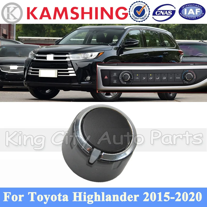 CAPQX ручка управления кондиционером для Toyota Highlander Wildlander 2015-2020, кнопка переключения кондиционера
CAPQX ручка управления кондиционером для Toyota Highlander Wildlander 2015-2020, кнопка переключения кондиционера
