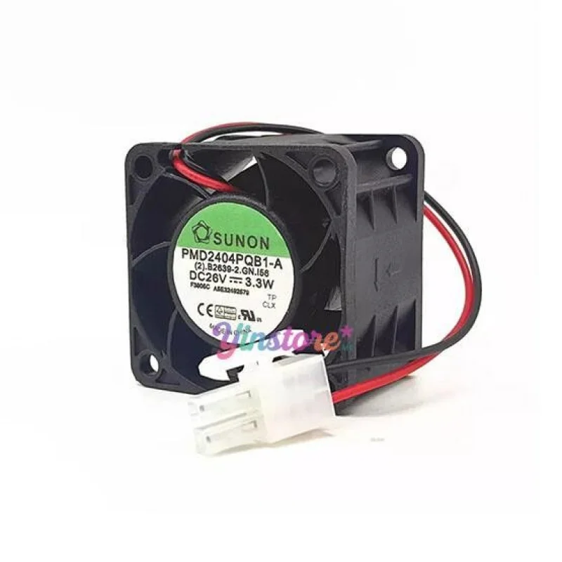 Y+for New PMD2404PQB1-A Inverter Cooling Fan 4028 DC26V 3.3W 2Pin
Y+for New PMD2404PQB1-A Inverter Cooling Fan 4028 DC26V 3.3W 2Pin