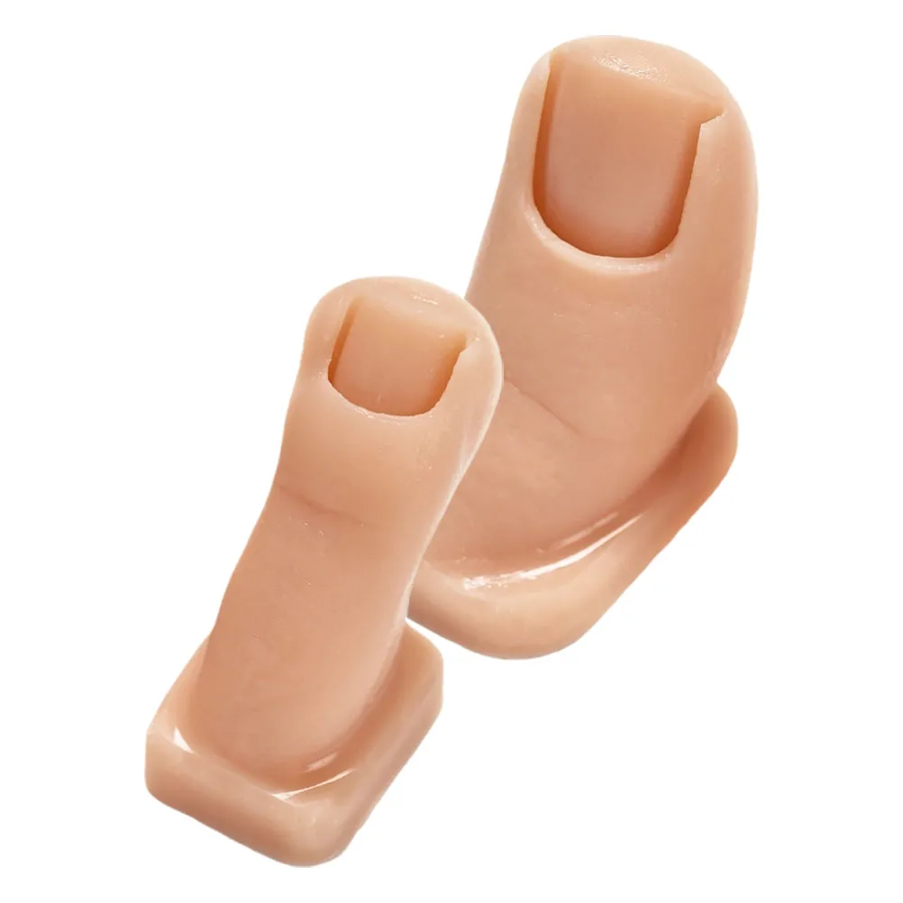 2 Pcs Nail Practice Toes Pure Silicone Artificial Fingers Hand for Nails Feet Realistic Texture Ergonomic Design
2 Pcs Nail Practice Toes Pure Silicone Artificial Fingers Hand for Nails Feet Realistic Texture Ergonomic Design