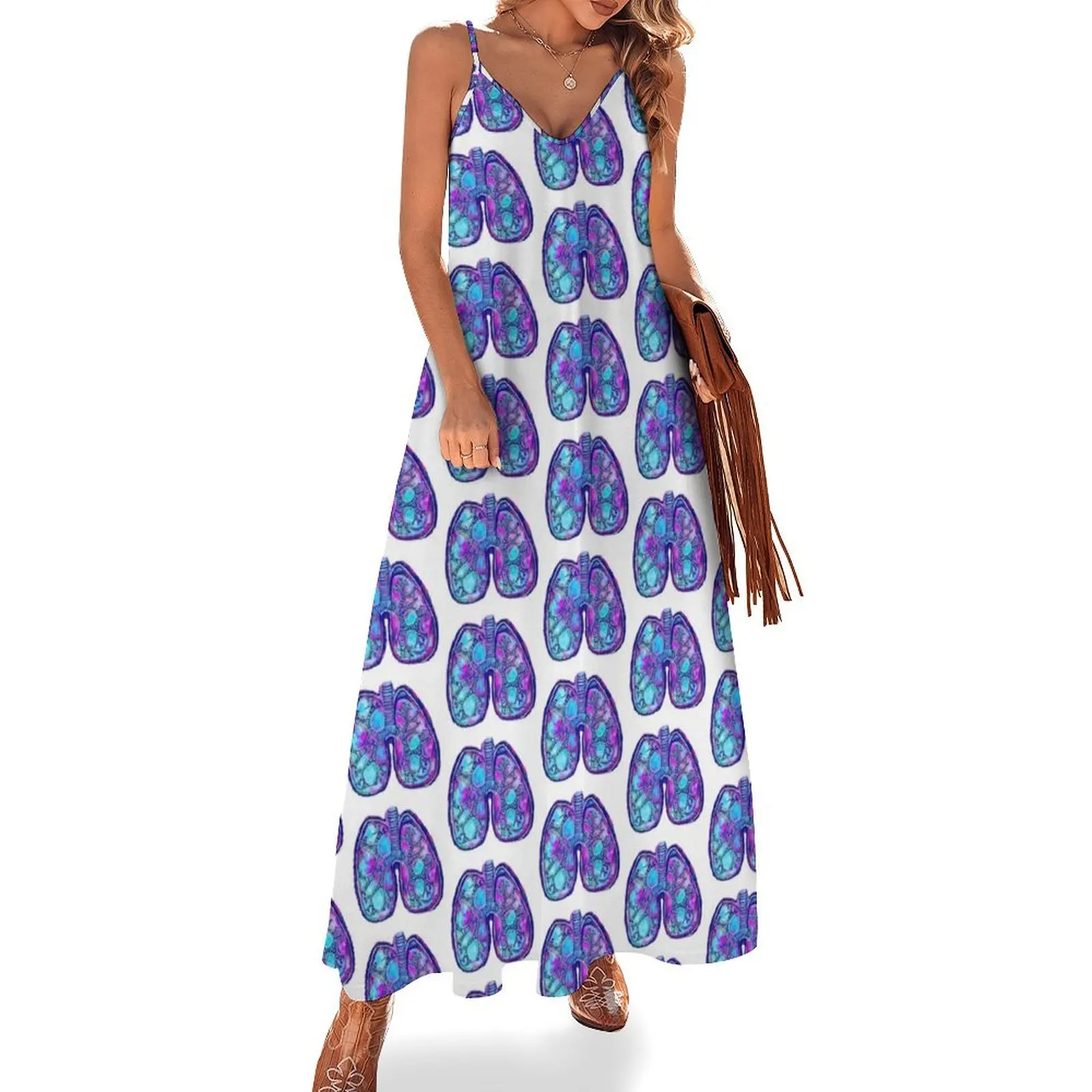 Watercolor Lungs in Neon Pink, Green, and Blue Sleeveless Dress dresses for women 2025 luxury woman evening dress Dress
Watercolor Lungs in Neon Pink, Green, and Blue Sleeveless Dress dresses for women 2025 luxury woman evening dress Dress