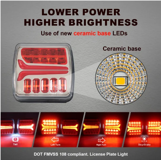 12V 24V 30M Wireless Magnetic LED Tail light Trailer Rear Light Signal Warning Brake Light RV Camper Lorry Truck
12V 24V 30M Wireless Magnetic LED Tail light Trailer Rear Light Signal Warning Brake Light RV Camper Lorry Truck