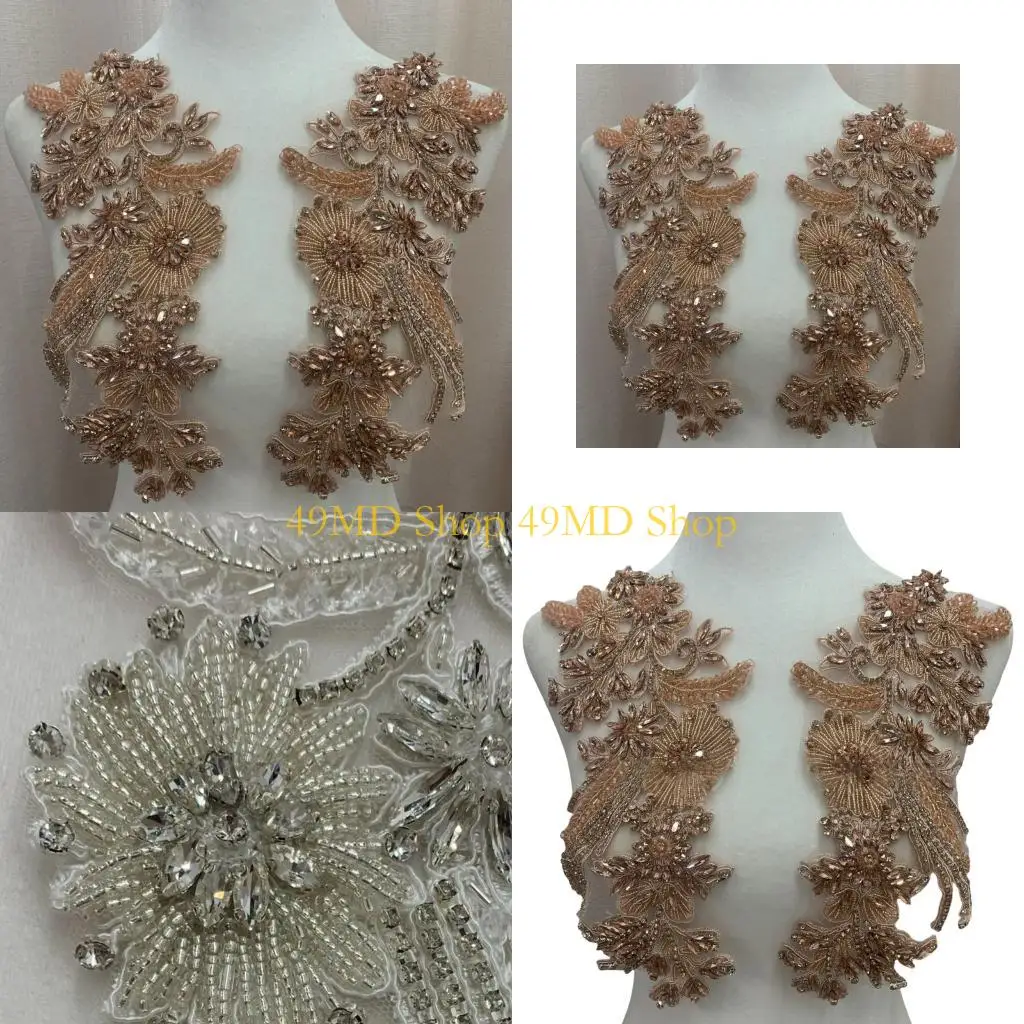 49MD Elegant Flower Applique Sewing on Fabric Patches Crafting Supply For Personalizing Fashion Clothes Costume Accessories
49MD Elegant Flower Applique Sewing on Fabric Patches Crafting Supply For Personalizing Fashion Clothes Costume Accessories