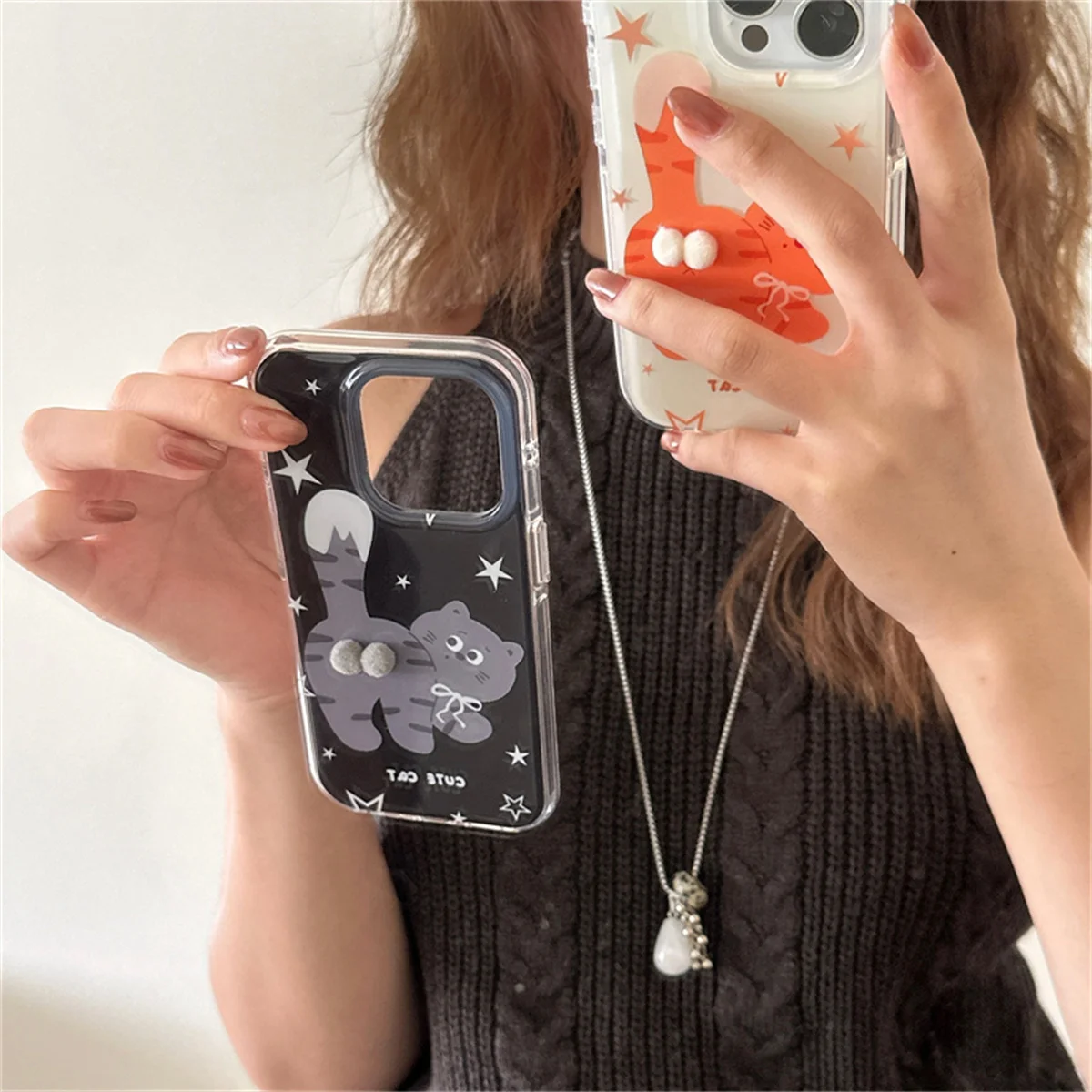Kawaii Cartoon Cat Phone Case For iPhone 17 Pro 15 14 16 Pro Max Back Cover Shockproof Protective Cases For Girls Funda
Kawaii Cartoon Cat Phone Case For iPhone 17 Pro 15 14 16 Pro Max Back Cover Shockproof Protective Cases For Girls Funda