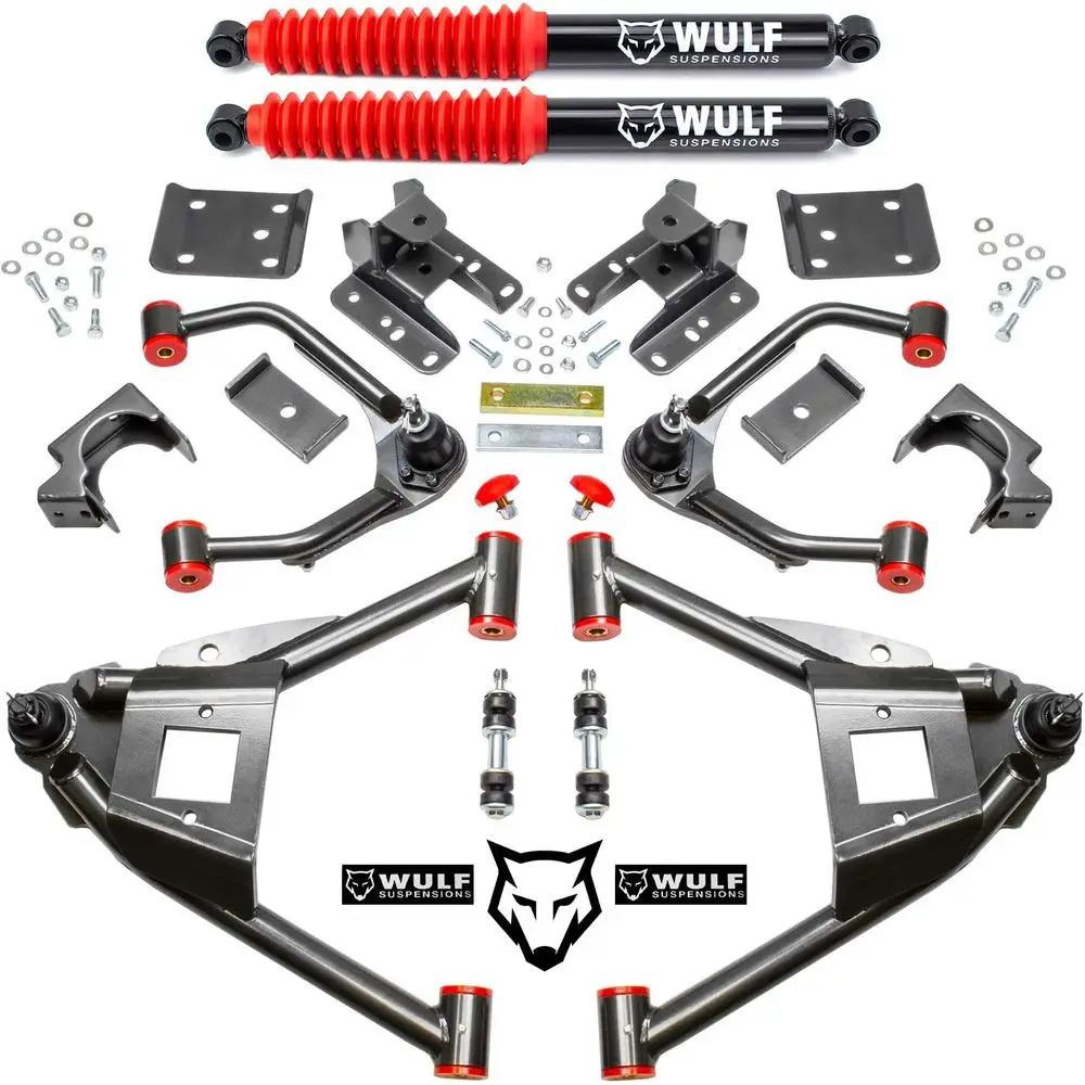 4-6 Adjustable Rear Drop Leveling Kit with Shocks for 2007-2014 2WD Vehicles
4-6 Adjustable Rear Drop Leveling Kit with Shocks for 2007-2014 2WD Vehicles