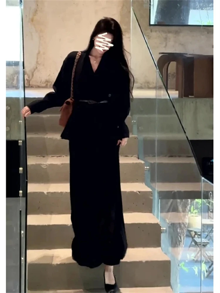 Ele V-Ne Sister Sle Женский модный комплект с роскошной юбкой Long Sve Осенняя одежда для молодых взрослых Китайский бренд
Ele V-Ne Sister Sle Женский модный комплект с роскошной юбкой Long Sve Осенняя одежда для молодых взрослых Китайский бренд