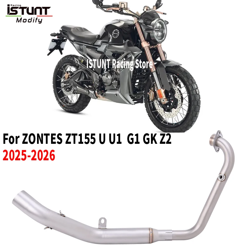 Slip On For ZONTES ZT155 U U1 G1 GK Z2 2025 2026 Motorcycle Exhaust Escape Moto System Front Link Pipe 51mm With O2 Sensor
Slip On For ZONTES ZT155 U U1 G1 GK Z2 2025 2026 Motorcycle Exhaust Escape Moto System Front Link Pipe 51mm With O2 Sensor