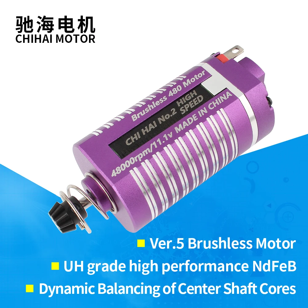 Chihai Brushless Motor 48k Short Type High Thermal Efficiency High Torque & Speed AEG Brushless Motor
Chihai Brushless Motor 48k Short Type High Thermal Efficiency High Torque & Speed AEG Brushless Motor
