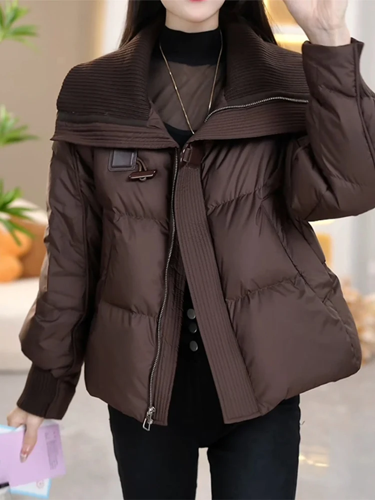 Женское зимнее пальто Sli с большим воротником из хлопка, модное, стильное, укороченное, свободного кроя, верхняя одежда для женщин
Женское зимнее пальто Sli с большим воротником из хлопка, модное, стильное, укороченное, свободного кроя, верхняя одежда для женщин