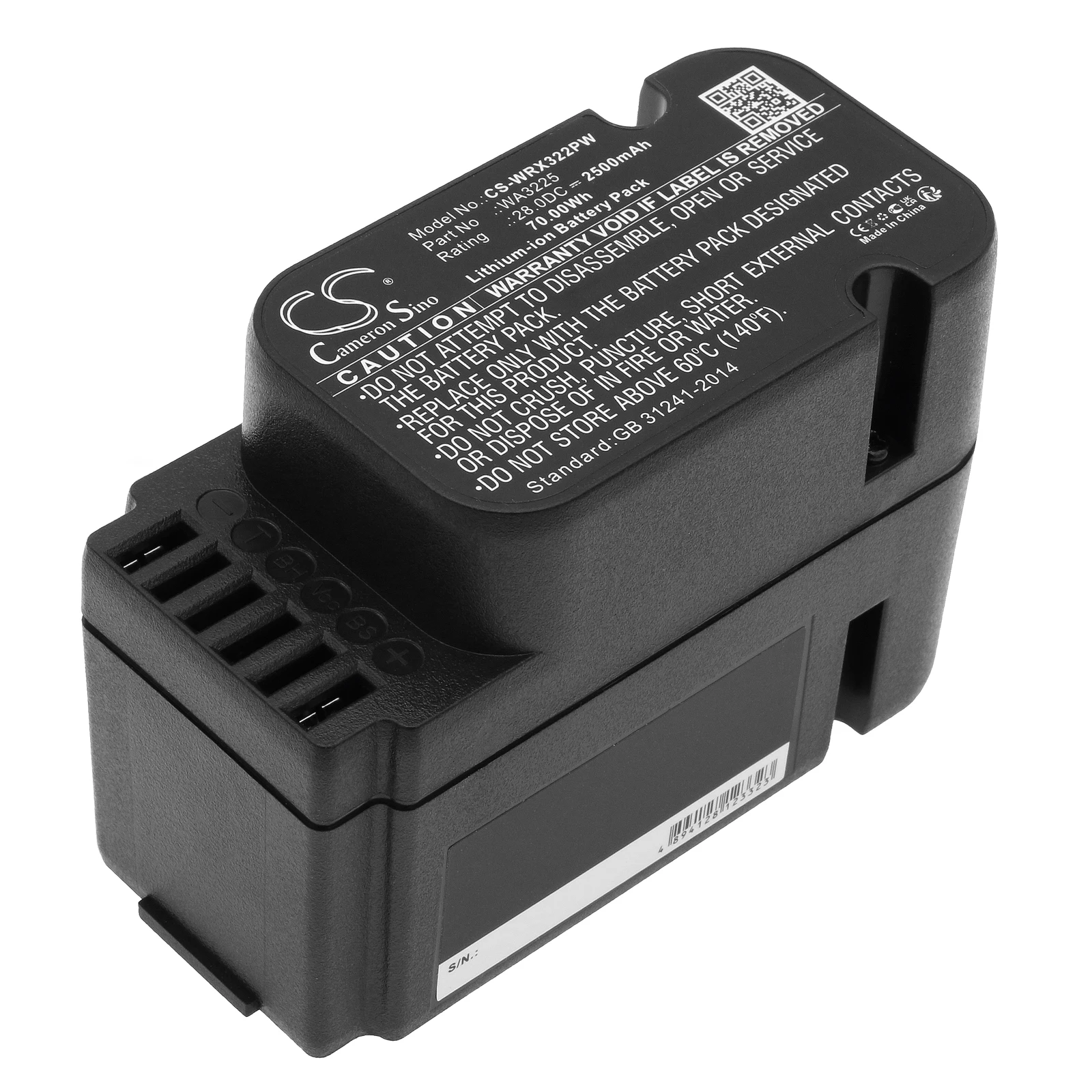 Li-ion Lawn Mowers Battery for Worx, 28.0V, 2500mAh, Compatible Models: Landroid L1500, WG793E, WG794, WG794E, WG796E, WG797E
Li-ion Lawn Mowers Battery for Worx, 28.0V, 2500mAh, Compatible Models: Landroid L1500, WG793E, WG794, WG794E, WG796E, WG797E