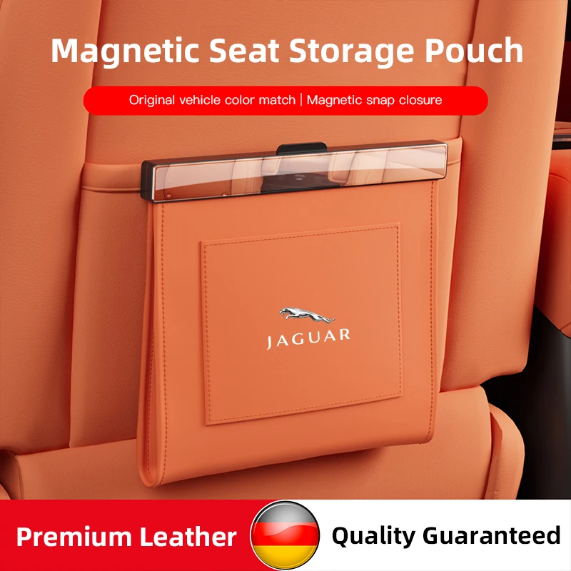 Car Leather Garbage Bag Magnetic Adsorption Seat Back Hanging Storage Bag For Jaguar XE XF XJ F-Type XKR XEL XFL XK XJL XJ6 XJS
Car Leather Garbage Bag Magnetic Adsorption Seat Back Hanging Storage Bag For Jaguar XE XF XJ F-Type XKR XEL XFL XK XJL XJ6 XJS