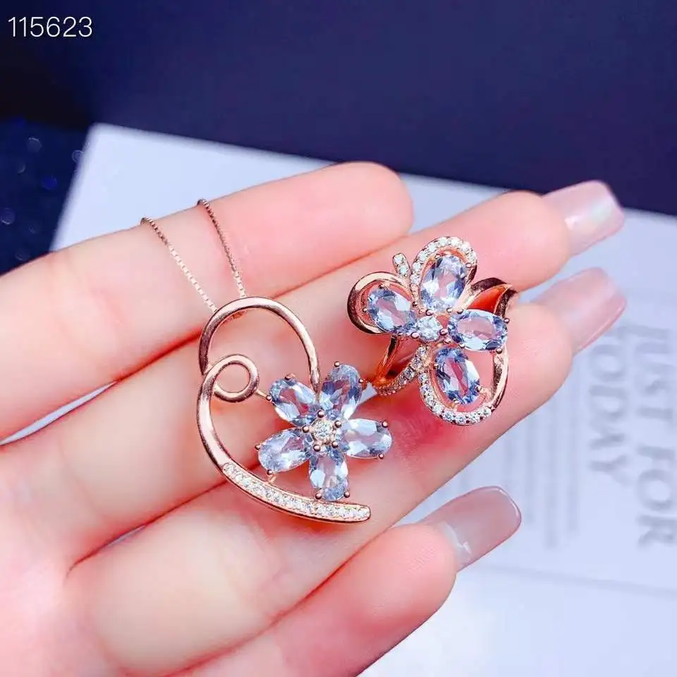 New Luxury Natural Aquamarine Set 925 Sterling Silver 1pc Natural Aquamarine Ring,1pc Natural Aquamarine Pendant
New Luxury Natural Aquamarine Set 925 Sterling Silver 1pc Natural Aquamarine Ring,1pc Natural Aquamarine Pendant