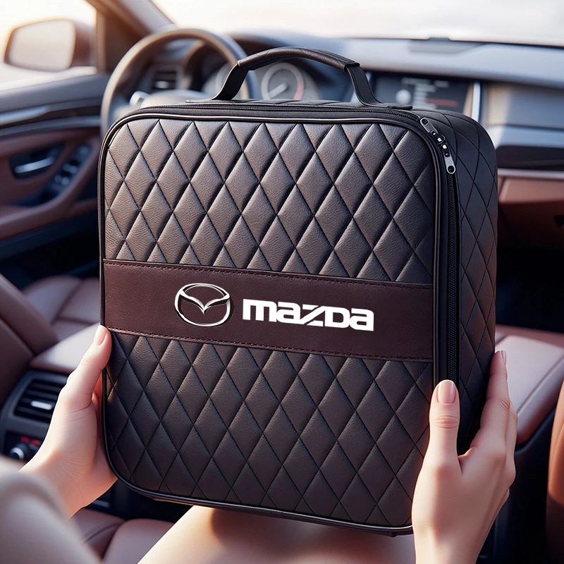 Car Leather Storage Bag High-capacity Auto Trunk Handbag For Mazda 3 6 2 5 CX5 CX3 Atenza MX5 CX7 Axela CX30 CX90 CX60 CX50 MX30
Car Leather Storage Bag High-capacity Auto Trunk Handbag For Mazda 3 6 2 5 CX5 CX3 Atenza MX5 CX7 Axela CX30 CX90 CX60 CX50 MX30
