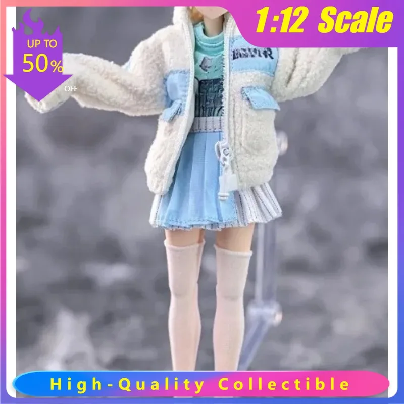 CS004 1/12 Scale Female Doll Winter Thick Coat T-shirt Pleated Skirt Clothes Set Model Fit 6" Toy Figure Body Scene Decoration
CS004 1/12 Scale Female Doll Winter Thick Coat T-shirt Pleated Skirt Clothes Set Model Fit 6" Toy Figure Body Scene Decoration