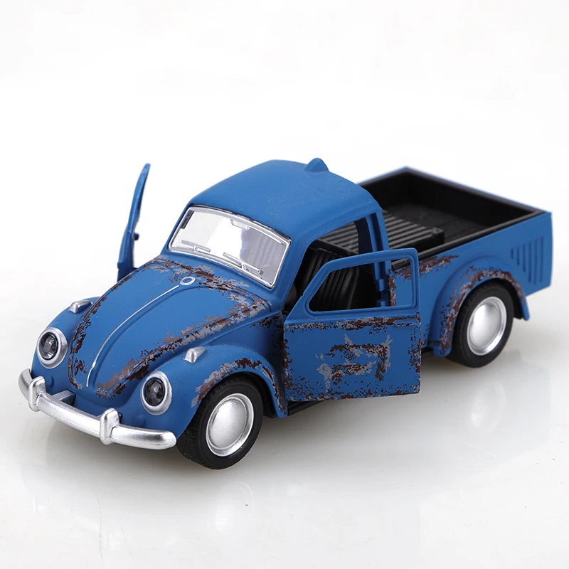 (Corrugated box) 1/36 scale, retro beetle-shaped pickup truck toy car, powerful spring function, metal casting, boy's toy,
(Corrugated box) 1/36 scale, retro beetle-shaped pickup truck toy car, powerful spring function, metal casting, boy's toy,