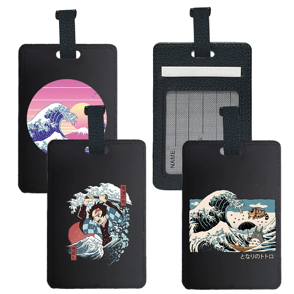 Pu Creative Suitcase Tag Leather Ticket & Passport Holder Luggage Tag For Hand Luggage Unisex Travel Accessoriess Wave Pattern
Pu Creative Suitcase Tag Leather Ticket & Passport Holder Luggage Tag For Hand Luggage Unisex Travel Accessoriess Wave Pattern