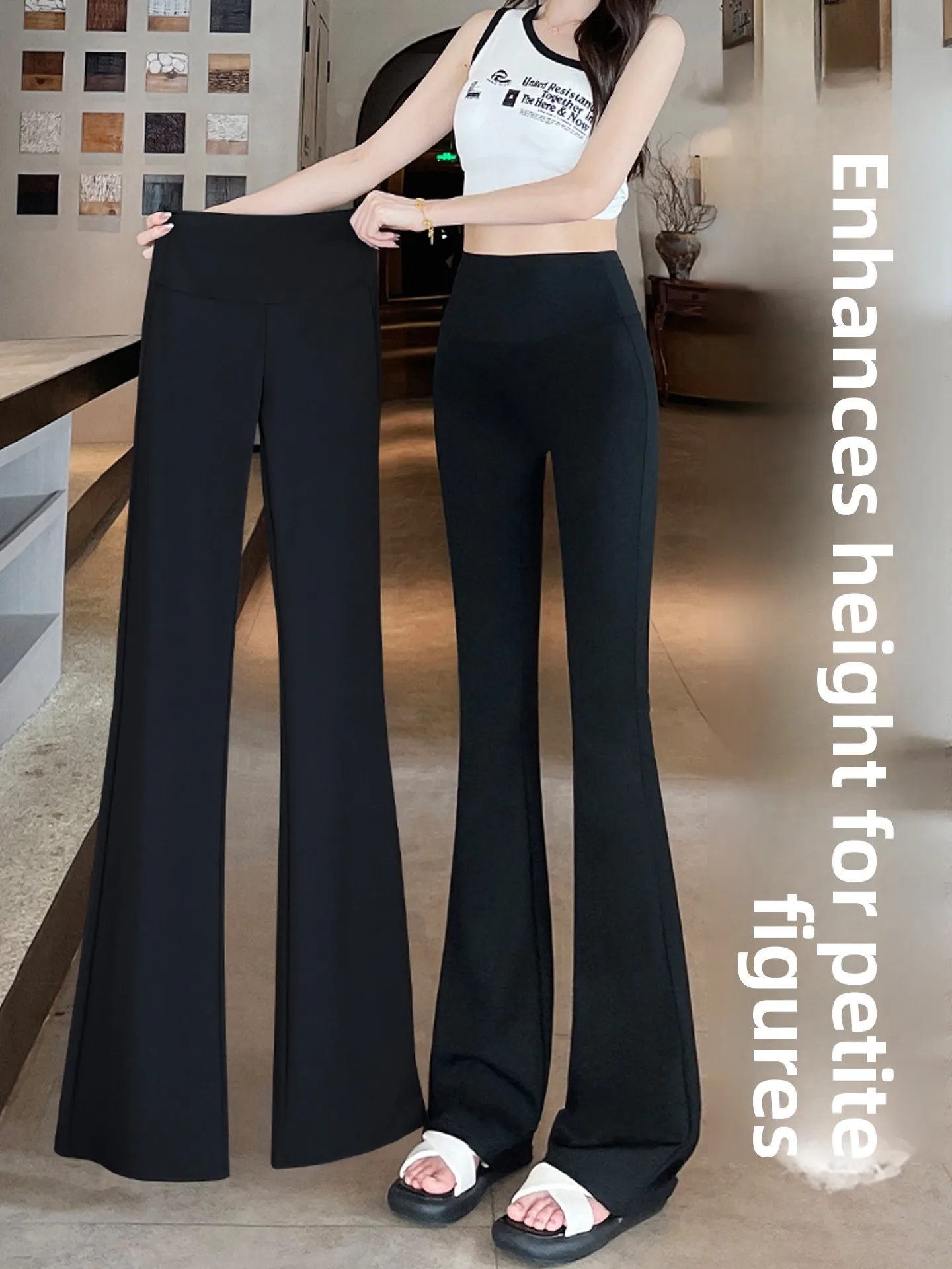 High Waist Bla Bell Bot arkskin Pants Women's Tight Fit Base Layer irt Small Size Yoga Pants Autumn Winter Outfit
High Waist Bla Bell Bot arkskin Pants Women's Tight Fit Base Layer irt Small Size Yoga Pants Autumn Winter Outfit