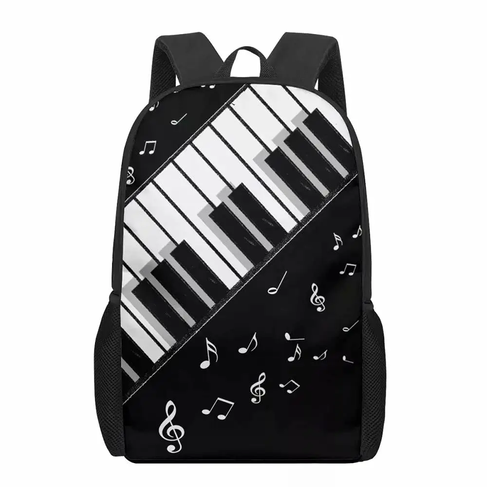 Piano Black White Musical Print Backpack Unique Stylish School Bags College Bags Casual Travel Bag Daypack Student Kids Book Bag
Piano Black White Musical Print Backpack Unique Stylish School Bags College Bags Casual Travel Bag Daypack Student Kids Book Bag