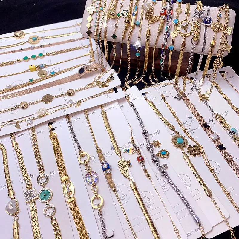 12/36pcs/lot Factory Wholesale Mix Style Titanium Steel Bracelets Women Fashion Stainless Steel Lovely Pearl Charms Jewelry Gift
12/36pcs/lot Factory Wholesale Mix Style Titanium Steel Bracelets Women Fashion Stainless Steel Lovely Pearl Charms Jewelry Gift
