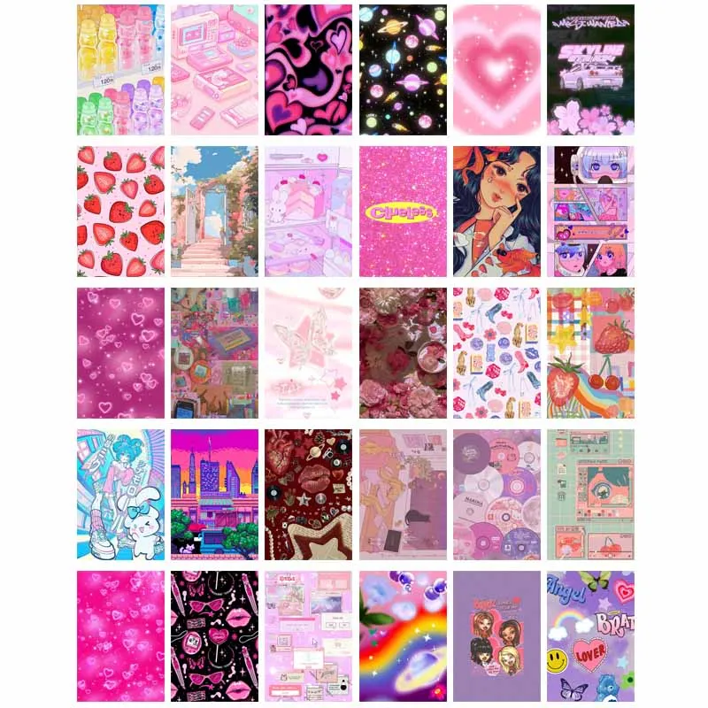 30PCS 4X6'' Y2K Aesthetic Poster and Prints Modern Pink Wall Collage Kit Picture Dorm Home Decor Painting Mural Photography Prop
30PCS 4X6'' Y2K Aesthetic Poster and Prints Modern Pink Wall Collage Kit Picture Dorm Home Decor Painting Mural Photography Prop
