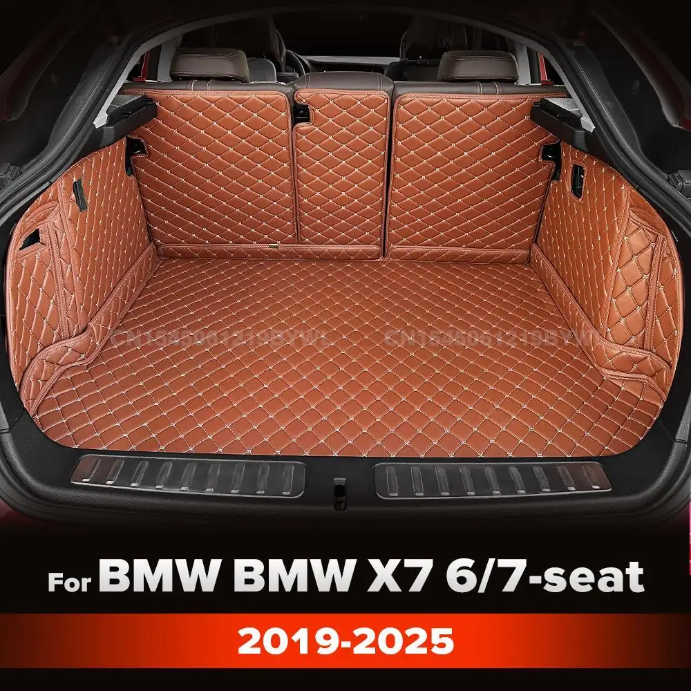 For BMW X7 6/7-seat 2019-2025 Auto Full Coverage Trunk Mat Car Protective Pad Cargo Liner Interior Accessories 
For BMW X7 6/7-seat 2019-2025 Auto Full Coverage Trunk Mat Car Protective Pad Cargo Liner Interior Accessories