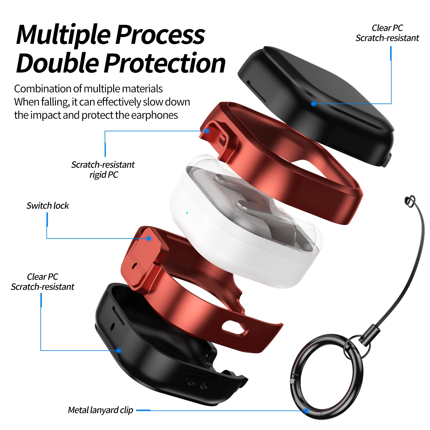 Protective Case for Samsung Buds4 / Buds4 Pro Wireless Earbuds Shockproof Cover Sleeve
Protective Case for Samsung Buds4 / Buds4 Pro Wireless Earbuds Shockproof Cover Sleeve