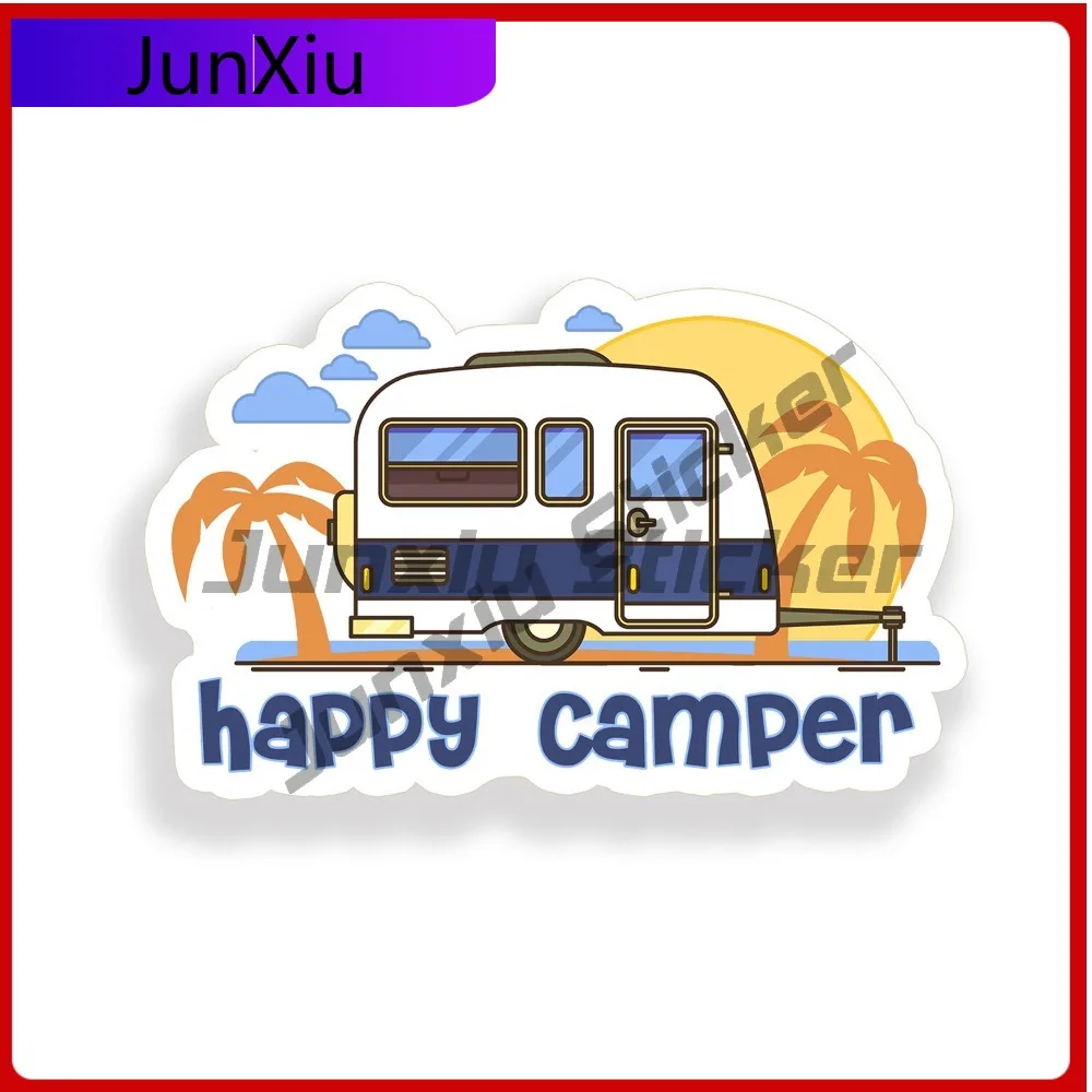 Happy Camper Sticker Palm tree Ocean beach RV Vehicle Decal Cool Waterproof Vinyl Accessory Car Laptop Window Bumper
Happy Camper Sticker Palm tree Ocean beach RV Vehicle Decal Cool Waterproof Vinyl Accessory Car Laptop Window Bumper